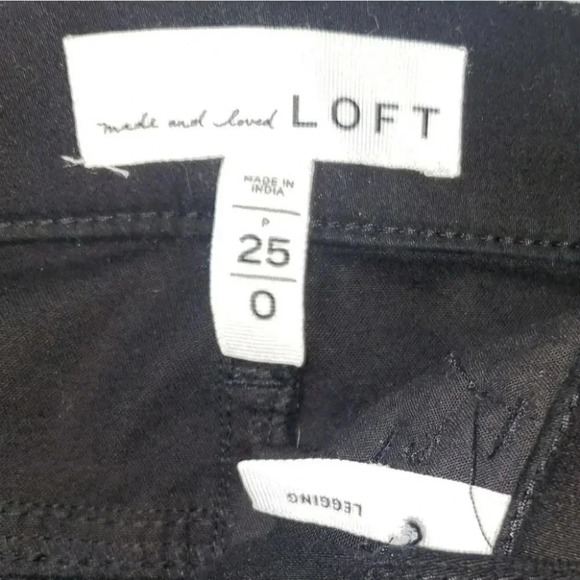 Loft Made & loved 25/0 black leggings pants - Picture 6 of 6